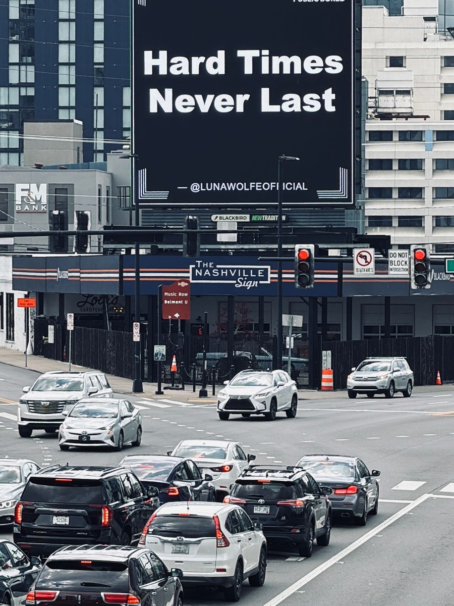 Nashville billboard airing: Hard Times Never Last
