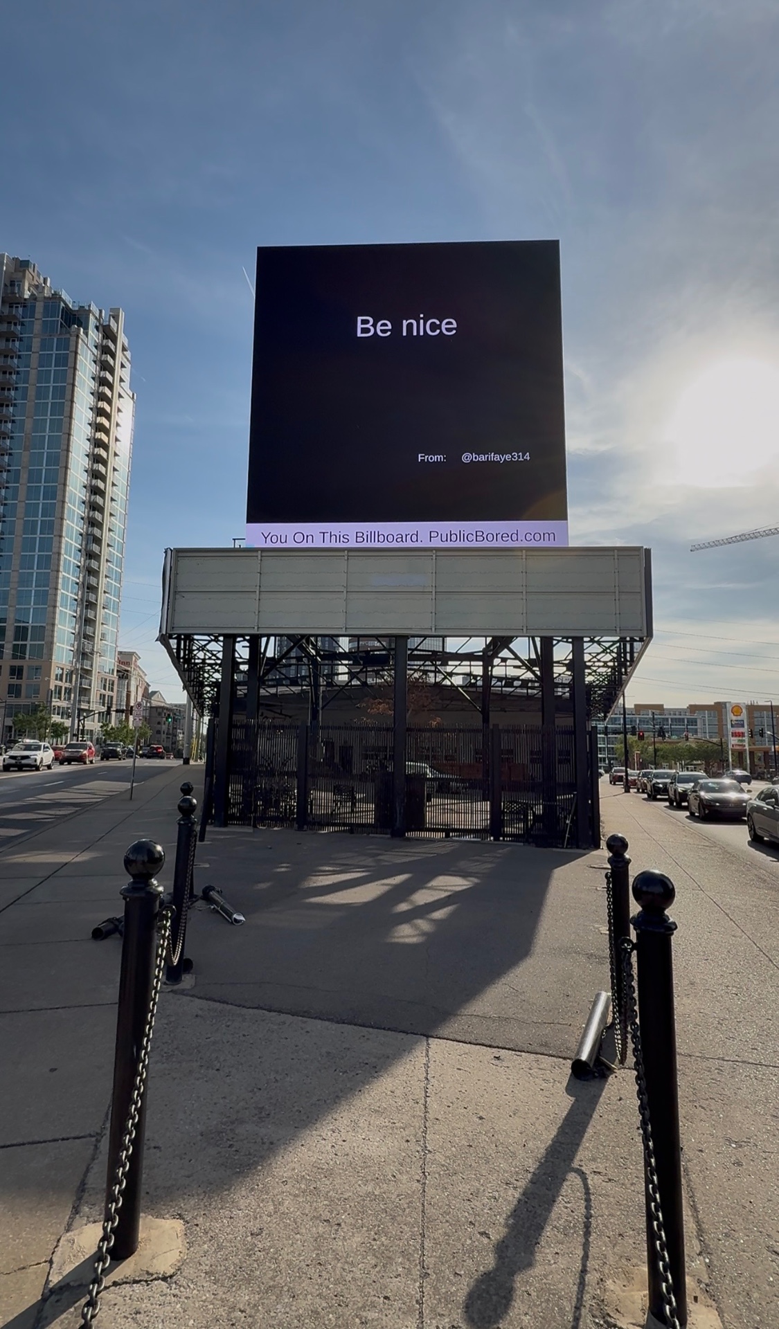 Nashville billboard airing: Be nice